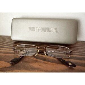 HARLEY-DAVIDSON Brown Full Rim Eyeglasses / Frames
